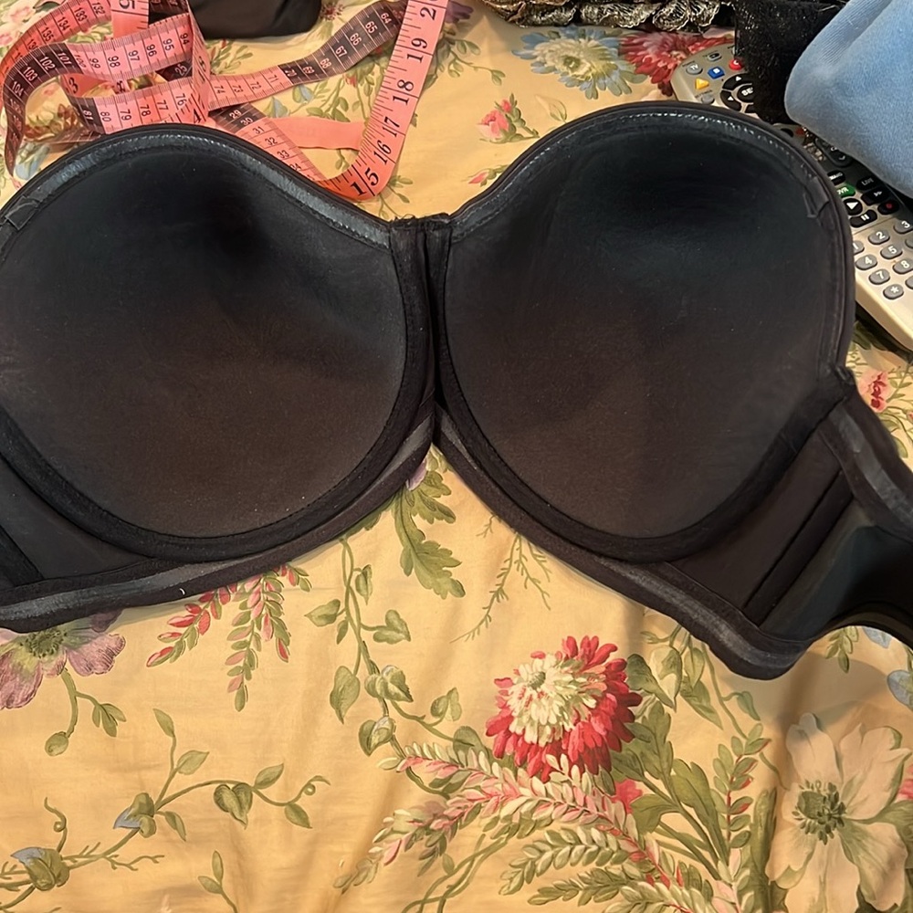 Wacoal strapless Bra 40D EUC black Red Carpet Strapless Underwire - Picture 4 of 8